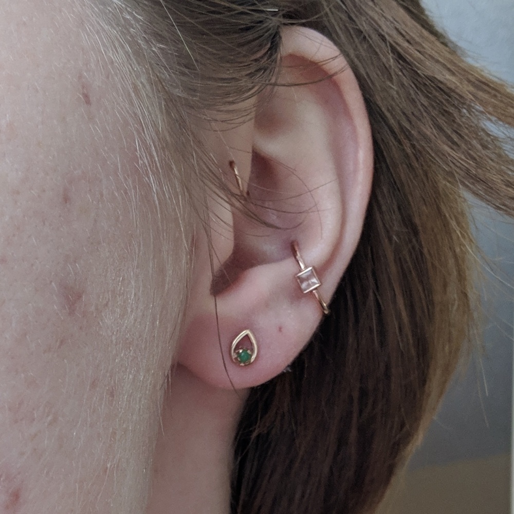 BVLA Melody Tear RG and chrysoprase